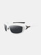Men Full Frame Anti-UV Polarized Night Vision Retro Outdoor Driving Sunglasses - #04