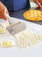 1 шт. Большие, средние и маленькие экологически чистые кухонные принадлежности для выпечки теста для пиццы пластик Ролик Тип сетчатый нож - #01