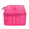 16 bottles Portable Essential Oil Storage Bags Carrying Case Soft Oil Bottle Bag Storage Shelves Bin - Pink