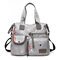 Nylon Large-capacity Starry Sky Pattern Shoulder Bag Handbag For Women - Grey