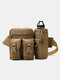 Casual Nylon Outdoor Release Buckle Multi-pockets Belt Bag With Water Bottle Pocket - #02