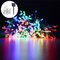 3mx3m LED Solar Powered Fairy String Curtain Light Lamp Outdoor Party Xmas Party - Multicolor