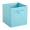Foldable Book Underwear Bra Socks Ties Storage Box Cube Basket Bins Organizer Clothes Dr - Sky Blue