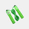 Professional Sponge Jump Ropes With Counter Sports Fitness Adjustable Fast Speed Counting Jump Rope - Green
