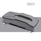 Car-Mounted Tissue Box Leather Foreskin Tray Car Home Dual-Use Creative Multi-Function Card - Gray