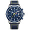 Military Style Luminous Date Leather Strap Men Wrist Watch Quartz Watch - 02
