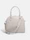 Women Multifunction Clothing Compartment 14 Inch Laptop Bag Shoulder Bag Travel Bag Tote - Gray L
