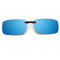 Mens Womens Driver Light Polarized Sunglasses Clip Myopia Glasses Sunglasses clip - Blue