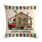 1 PC Vintage Cartoon Camper Van Pattern Linen Pillowcase Cushion Cover Home Sofa Art Decor Throw Pillow Cover - #8