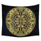 Boêmio indiano geométrico fundo da lua tapeçaria tapeçaria home decor pintura yoga mat - #3