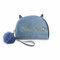 Travel Casual Waterproof Hand Cosmetic Washing Bag Multi-pockets Storage Bag - Blue