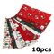 5/10Pcs Cartoon Christmas Series Twill Cotton Fabric DIY Handmade Patchwork Sewing Fabric - #3