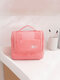 Multifunctional large-capacity Dry And Wet Separation Outdoor Travel Wash Bag Double Waterproof Hanging Cosmetic Bag - Pink