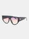 यूनिसेक्स पीसी फुल फ्रेम वाइड-लेग UV प्रोटेक्शन ओवरसाइज़्ड फैशन धूप का चश्मा - #03