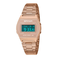 Trendy Digital Waterproof WristWatch Oval Dial Multifunctional Luminous Watch for Men - Rose Gold