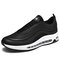 New Sports Shoes Kup Mesh Casual Shoes Cushion Running Shoes Large Size 7 Color Matching - Black and White