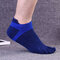 Five Toes Socks Anti-bacterial Deodorant Thick Cotton Sports Comfortable Casual Socks For Men - Blue