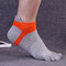 Five Toes Socks Anti-bacterial Deodorant Thick Cotton Sports Comfortable Casual Socks For Men - Gray