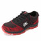 Men Large Size Knitted Fabric Safty Anti Smashing Puncture Work Shoes - Red