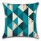 Modern Minimalism Nordic Style Cushion Cover Blue Elk Geometrical Print Linen Pillowcase - 6