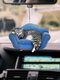 1PC Acrylic Cute Car Rearview Mirror Cat Kitty Pendant Home Hanging Ornament Backpack Keychain Accessories - #01