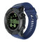 Bakeey EX17S Luminous Sunlight-visible Dial Activity Record 5ATM Call Social Message Reminder  - Blue 1