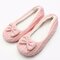 Cute Butterfly Knot Slip On Indoor Home Shoes - Pink