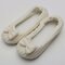 Cute Butterfly Knot Slip On Indoor Home Shoes - White