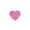 Silicone Heart Shape Makeup Brush Cleansing Pad Mat Tool - Pink