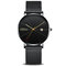  Business Style Men Wrist Watch Date Display Analog Full Steel Quartz Watch  - 02