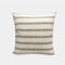 Pillow Linen Plain Striped Square Lattice Modern Minimalist Pillow Living Room Cushion Cover - #01
