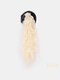 11 Colors Corn Perm Ponytail Hair Extensions Fluffy Long Curly Wig Piece - #09