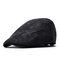 Mens Womens Summer Solid Color Breathable Quick Dry Beret Cap Sunshade Casual Outdoors Cap - Black