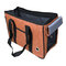 Canvas Material Pet Bag Portable Breathable Pet Bag Out Of The Portable Diagonal Backpack - Orange