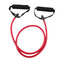 Rubber Latex Tension Rope Chest Developer Expander Spring Exerciser Fitness Equipment - Red
