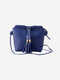 Women Tassel Detail Bucket Bag Crossbody Bag  - Blue
