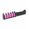 4 Colors Mini Hair Dye Comb Brush Temporary Chalk Powder Dyeing Tool - Rose Red