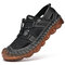 Mens Closed Toe Mesh Hand Stitching Outdoor Water Shoes - Black