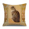 Retro Style Cats Linen Cotton Cushion Cover Home Sofa Art Decor Throw Pillowcase - #6