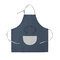 Multifunction Waterproof Kitchen Apron Sleeveless Cotton Linen Cooking Work Cloth for Home Kitchen Tool Working Tool - #1
