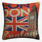 Vintage City ​​Landmark Pattern Linen Cushion Cover Home Sofa Office Waist Throw Pillowcases Art Dec - #4