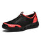 Large Size Men Honeycomb Mesh Quick Drying Upstream Shoes Casual Beach Shoes - Black