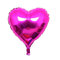  Foil Balloon Metallic Heart Shape Wedding Party Decor Supply - Rose Red