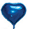  Foil Balloon Metallic Heart Shape Wedding Party Decor Supply - Blue