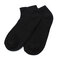 Unisex Ankle Crew Socks Casual Cotton Sport Short Socks Breathable Net Hole Design Socks - Black