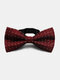 Men Dacron Dot Striped Cashew Flowers Pattern Jacquard Bowknot Formal Suit Banquet Bow Tie - #16