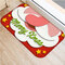 40 * 60 cm Frohe Weihnachten Muster Rutschfester Teppich Eingangstürmatte Badezimmermatte Teppich Bodendekor - #6