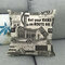 Vintage America 66 Road Pattern Linen Cushion Cover Home Sofa Soft Waist Throw Pillowcases Art Dec - #4