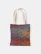 Women Canvas Quilted Bag Handbag Shoulder Bag Shopping Bag Tote - 4