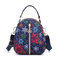 Women Travel Print Multi-Color Shoulder Bag Portable Mini Phone Bag Cloth Crossbody Bag - #10